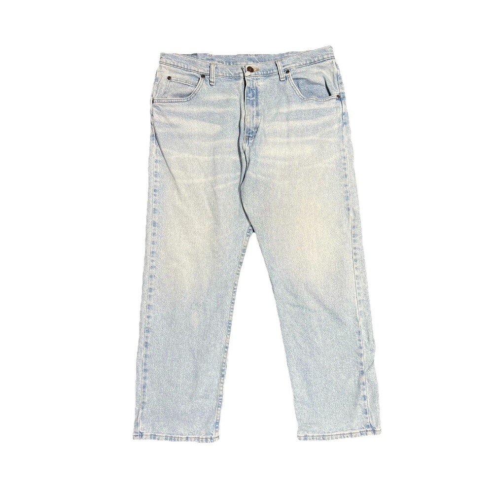 Vintage Wrangler Light Wash Denim Jeans 36x29  Retro Mom Jeans 1097FXVVB Western